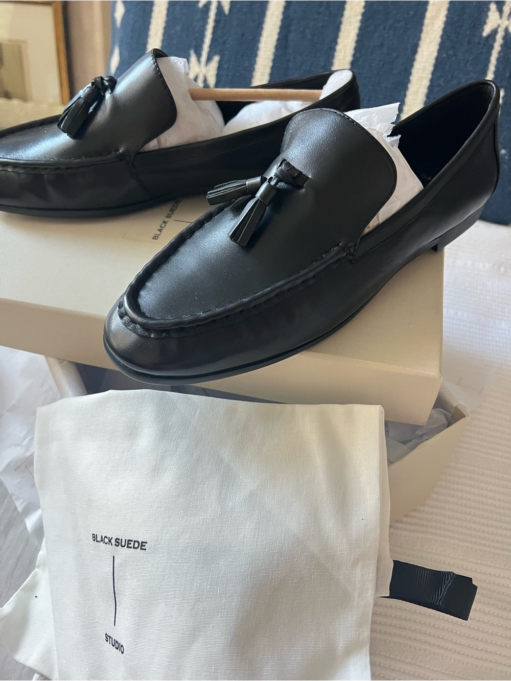FINN LOAFER - Black Suede Studio (Size 39)